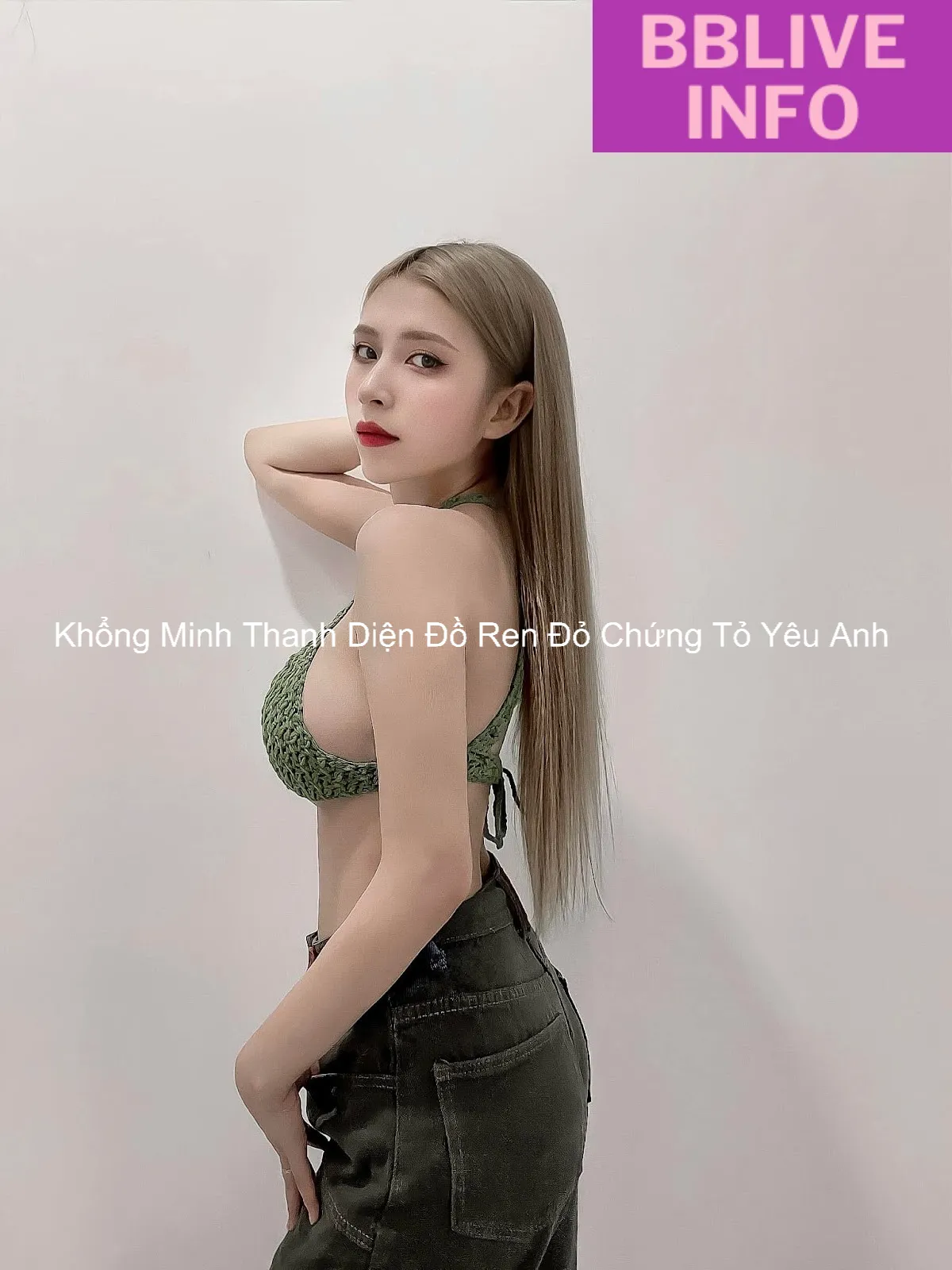 Khổng Minh Thanh Diện Đồ Ren Đỏ Chứng Tỏ Yêu Anh 4