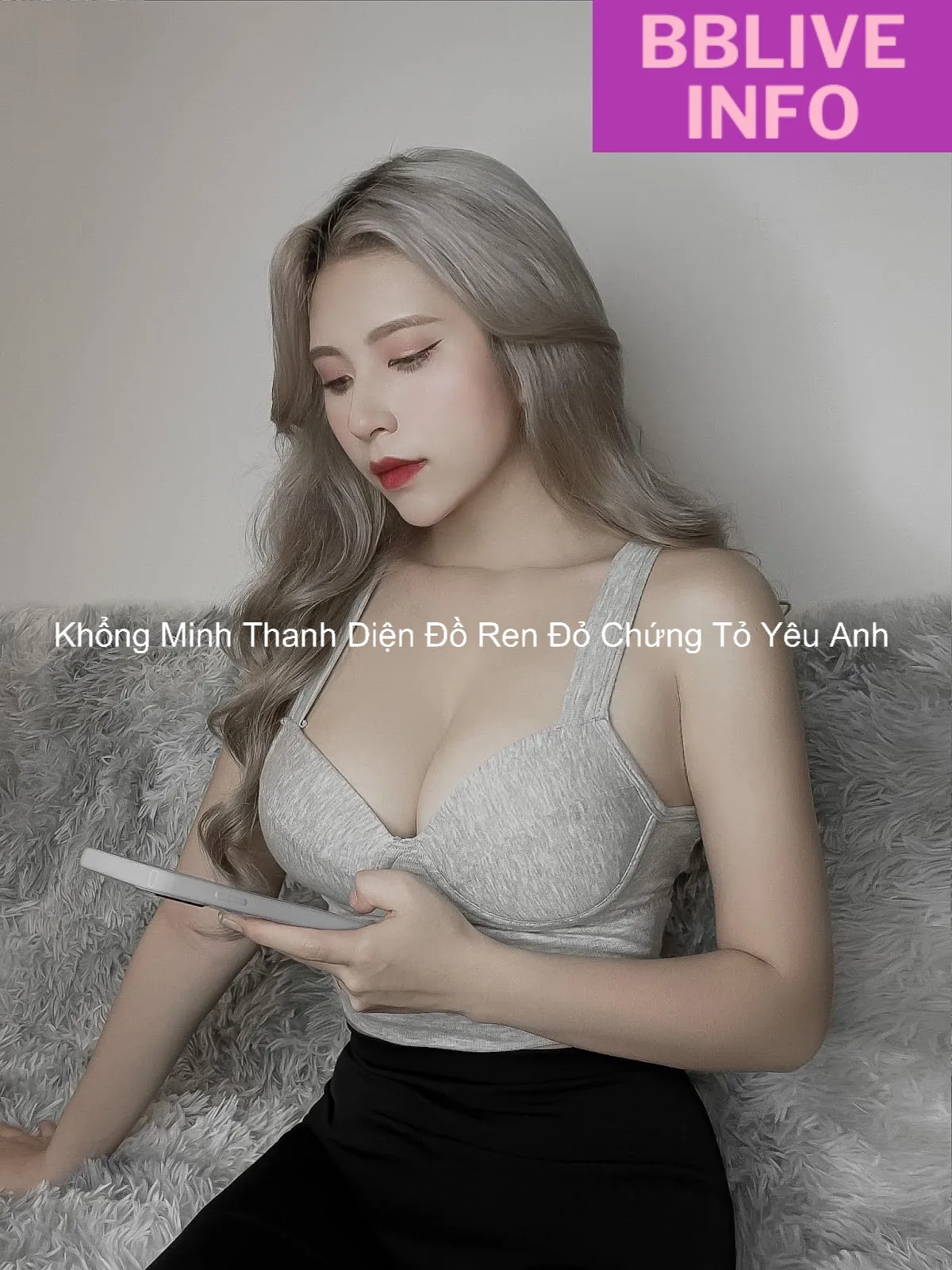 Khổng Minh Thanh Diện Đồ Ren Đỏ Chứng Tỏ Yêu Anh 5