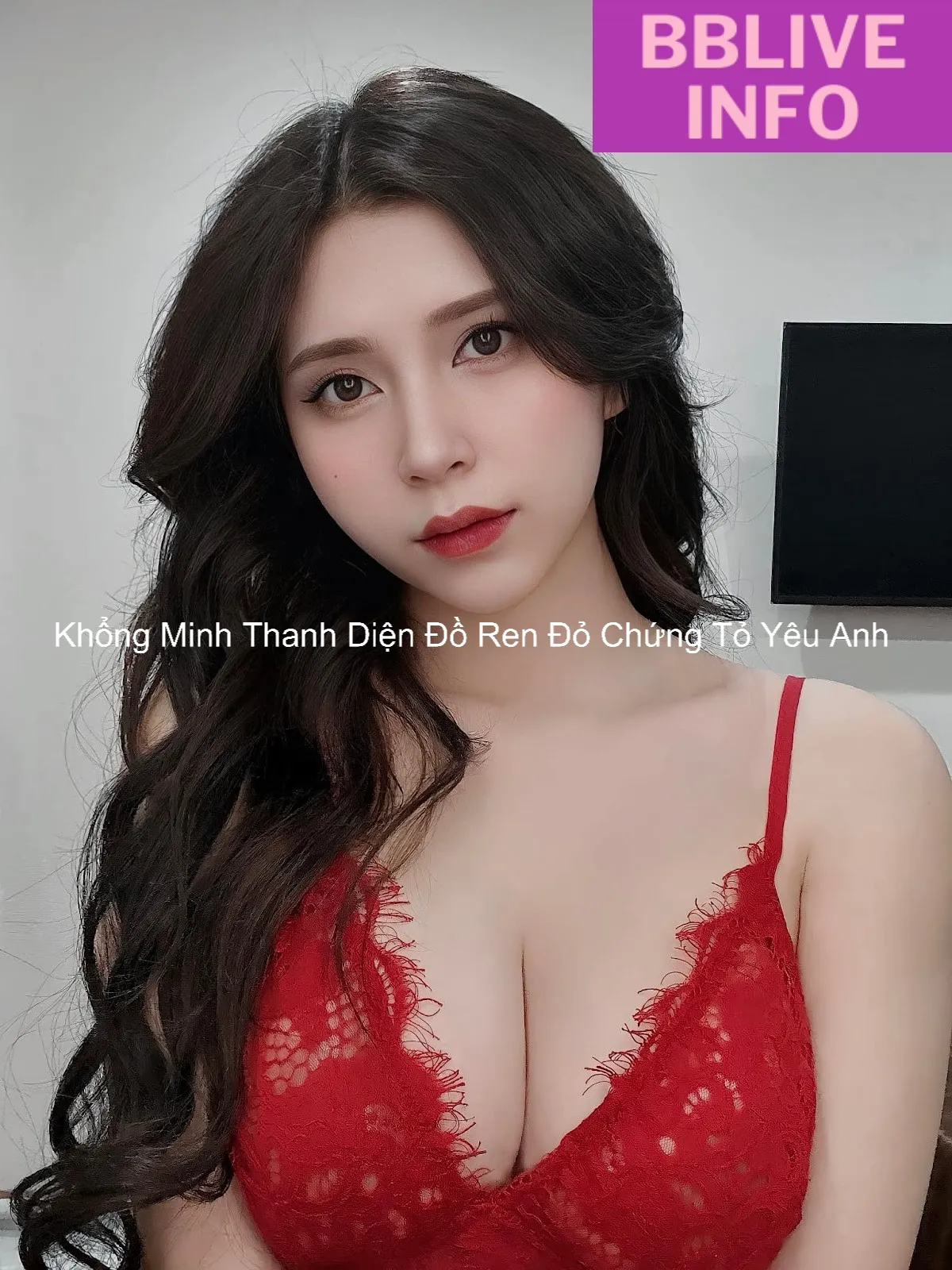 Khổng Minh Thanh Diện Đồ Ren Đỏ Chứng Tỏ Yêu Anh 8